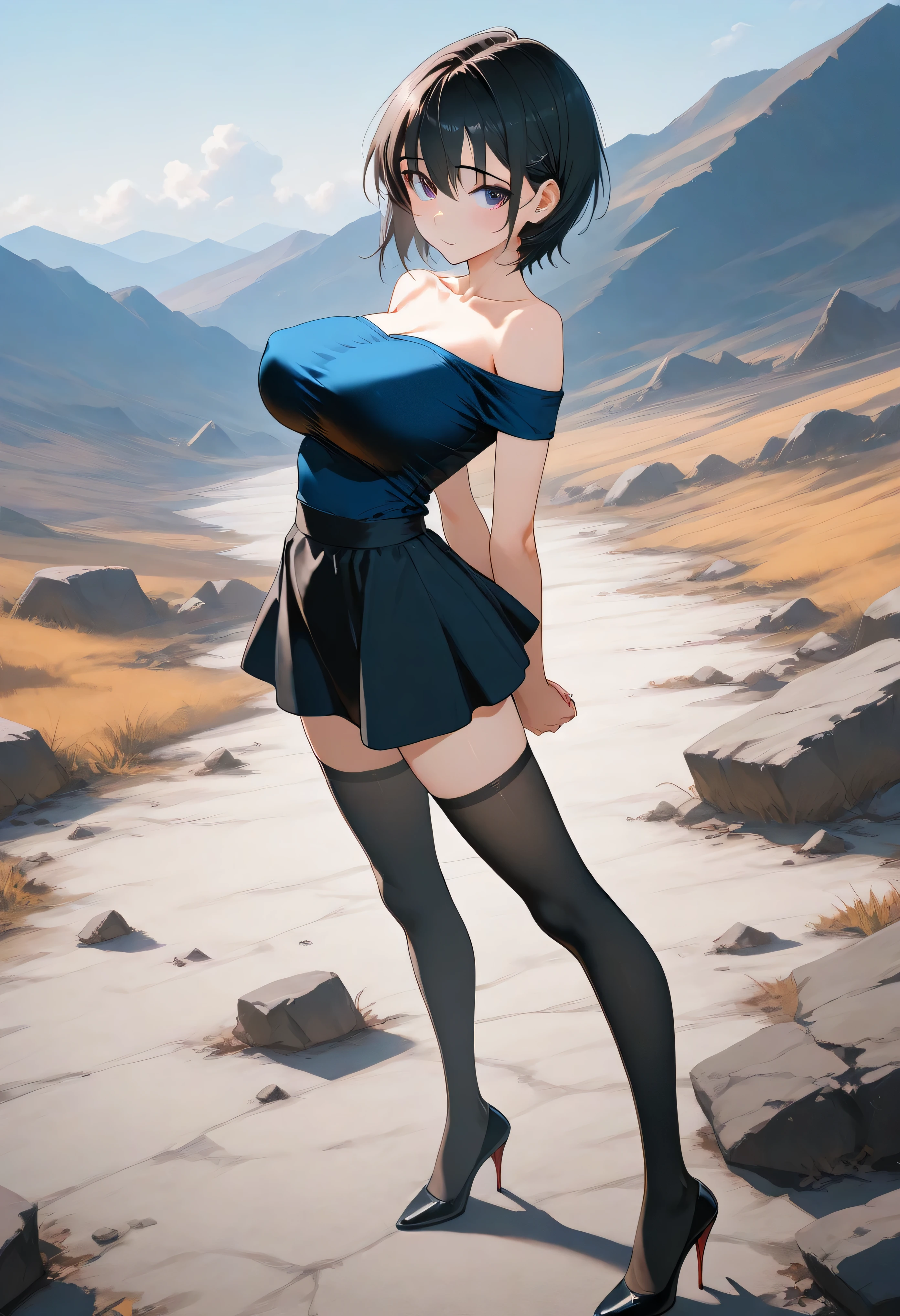 Draw Amanda, a unique 20-year-old female character in anime style. short brown hair, brown eyebrows, brown eyes and a smile on her face. small , thin waist, big and perky ass, th and shapely thighs, big and voluminous pussy. Sh just had anal sex, her as comtely dila and open, exposing her deep hole covered in sperm. She has her ass sup in the air and heace is close to the ground. she spreads her ass with both hands. she is compely naked seen from the back.