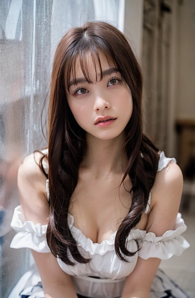 (long hair: 1.6), flowing hair, (white ribbon on hair), best quality, masterpiece, illustration, extremely exquisite beauty, Very detailed, CG, , 8k wallpaper, Astonishing, fine details, masterpiece, best quality, official art, Very detailed CG Unity 8k wallpaper, ridiculous, incredibly ridiculous, File size is huge, super detailed, High resolution, Very detailed, Beautiful and delicate girl, Very detailed eyes and face, beautiful details eyes, There is light on the face, whole body, (whole body), masterpiece, surreal, 32k, Extremely detailed CG Unity 8k wallpaper, best quality, (male and female cuddles), Man muscular naked, woman sexly, split, Off the shoulder style, sexly, Bare legs, permanent,Huge breasts