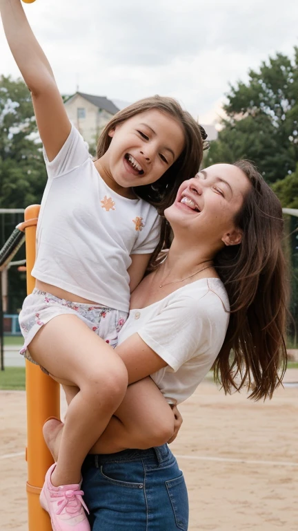 Happy children playing