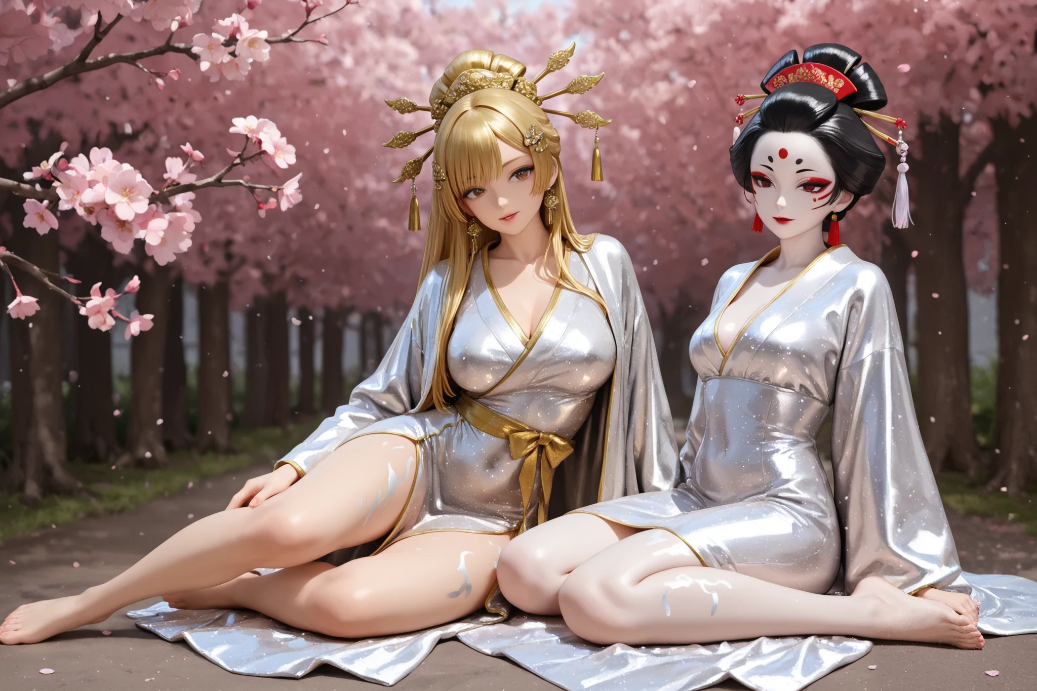 Highest quality、8K quality、High definition、Beautiful skin、Beautiful eyean to attack、Redhead woman from a traditional Chinese palace harem riding a man、Man touches woman's chest(1.8)、thin、Small face、、Open your mouth(1.7)、joy(1.7)、Wet crotch(1.7)、Bare crotch