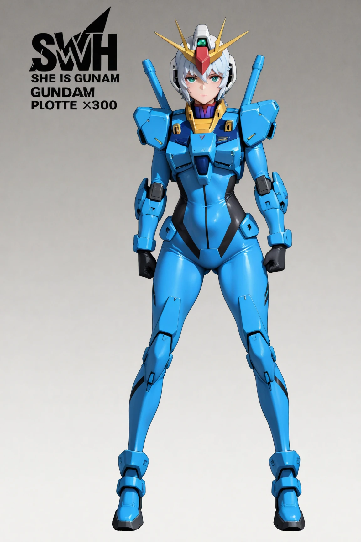 space cadet, short pink hair, ((((golden suit)))), ((character sheet)), character details, character items, many items, ((many details))