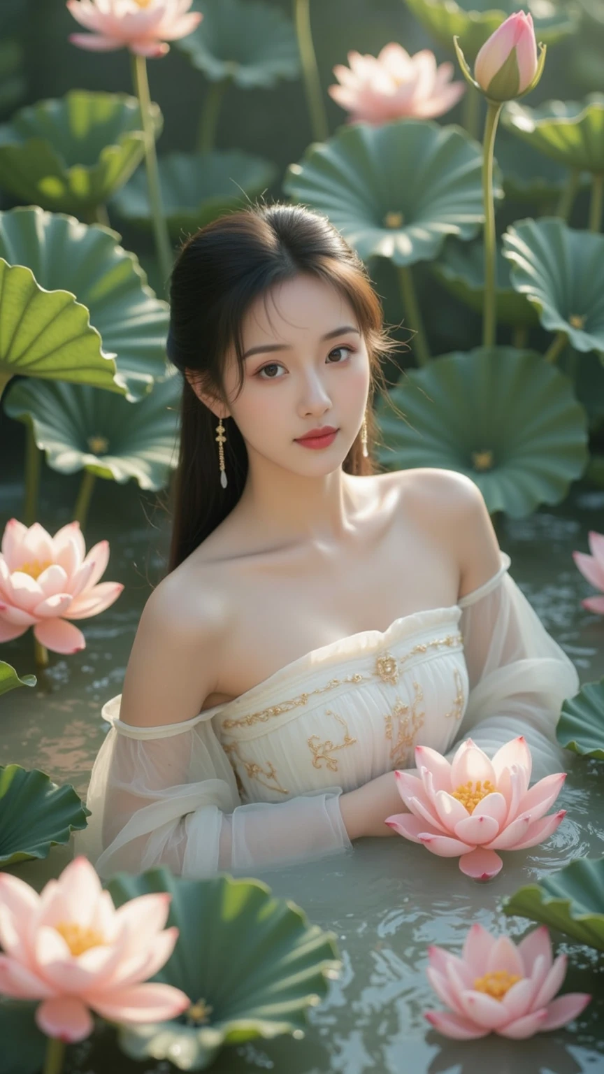 beautiful sexy vietnamese girls, 16k image, very detail image, black eyes, Heart lips, Charming expressions, Extremely detailed and realistic photos. sharp focus. Extremely detailed photos, Skin details, Face details, Hair details, Thoracic area details. nsfw:1.2, black eyes, wide open, Look straight at the camera, Very detailed eyes, very wide open eyes