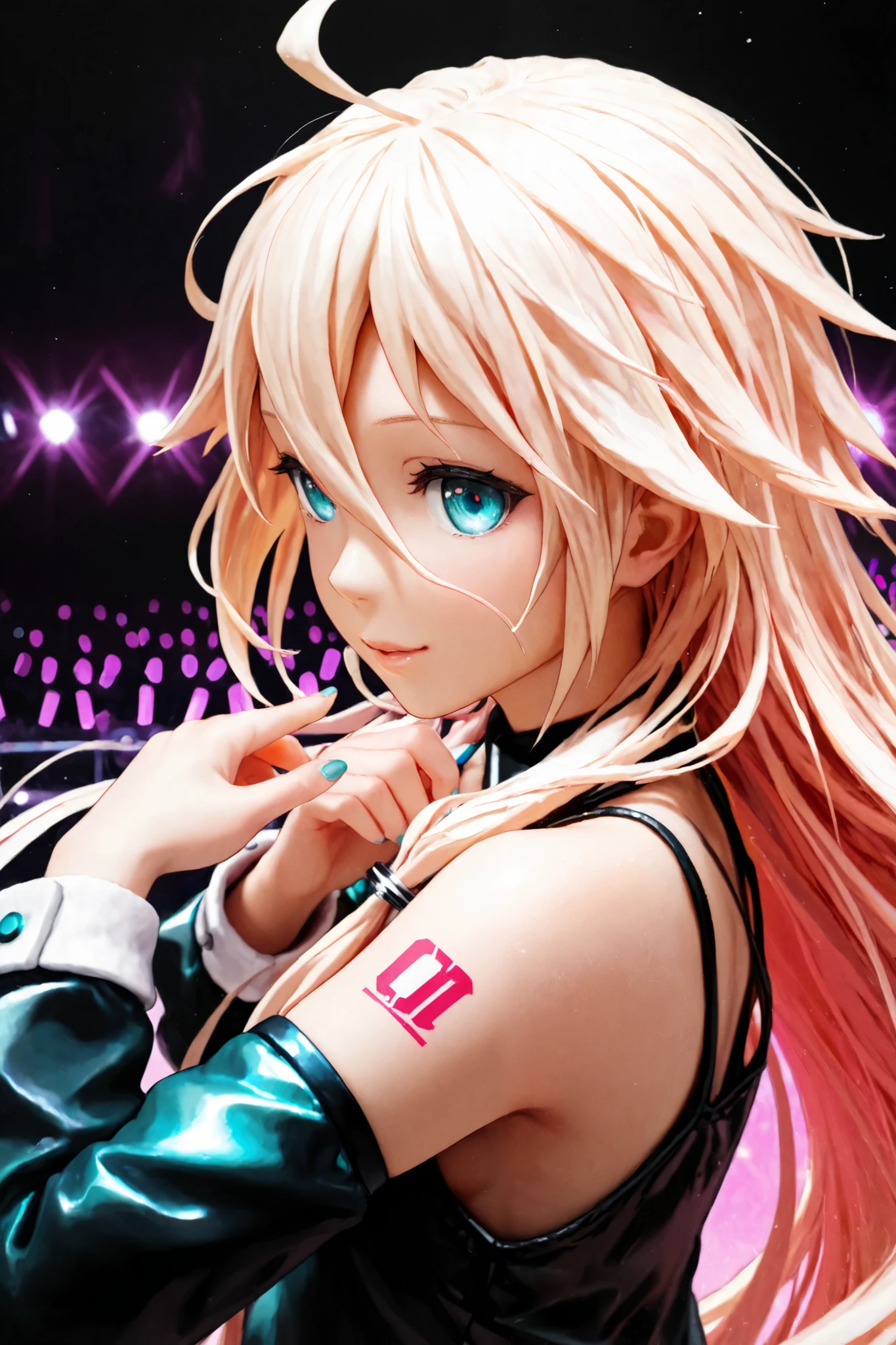 IA, vocaloid, dance, concert, close up,