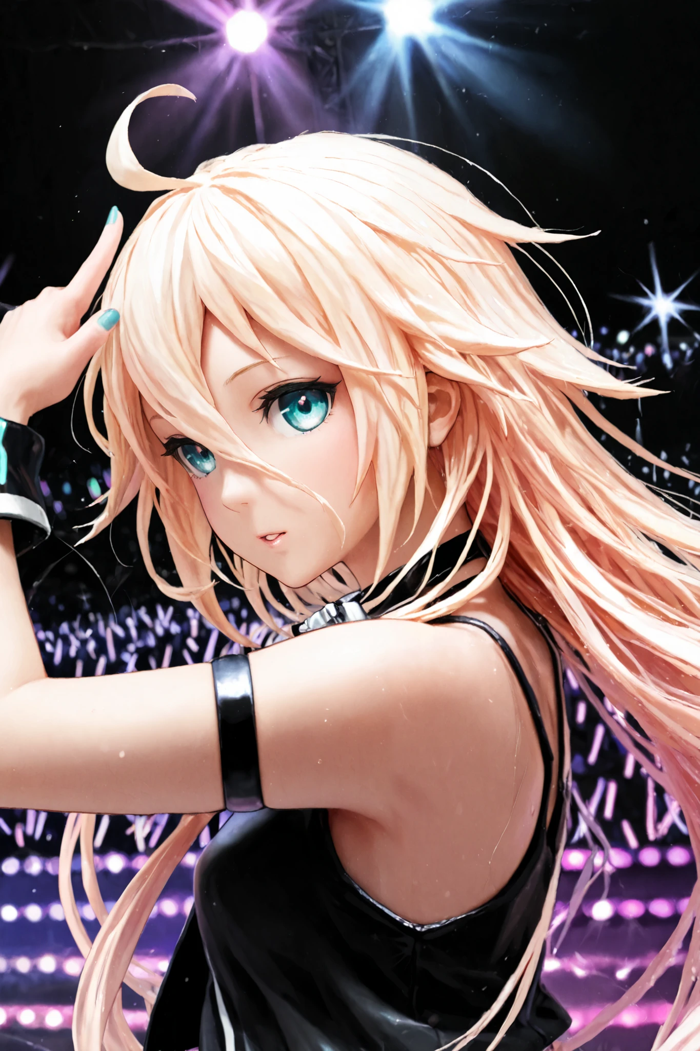 IA, vocaloid, dance, concert, close up,