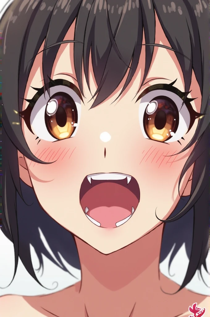Ahegao face with big 