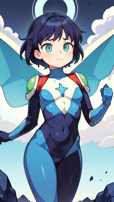 one-girl,(Solo:1.4),Blend polygons,short detailed hair,Solo,Pretty big breasts,Pose for photos in colorful tights and stockings, Levitin jumpsuit, Wear colored tights, Wear colored latex clothing, full body shot of, tight attire, full bodyesbian! Pretty face。Cinema lenses,Global light,Ambiguous scenes。