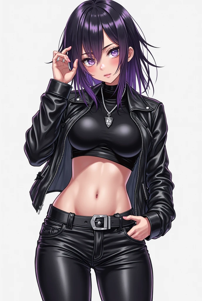 (zPDXL2), score_9_up, ((adult)), (Raven, Crow:1.2), (female, feathers, black feathers), with Center parted long black hairstyle, (wearing half mask, covers the 1eye), Top with a zipper, shows stomach, trousers, thigh visible, show legs, scene background, BREAK
AissistXLv2, unaestheticXL_bp5, SimplePositiveXLv2, zPDXL2 PonyXLV6_Scores