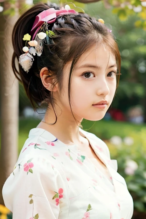 Children 13 years old、1 Beautiful girl、So cute、ベリーショートジーンズ