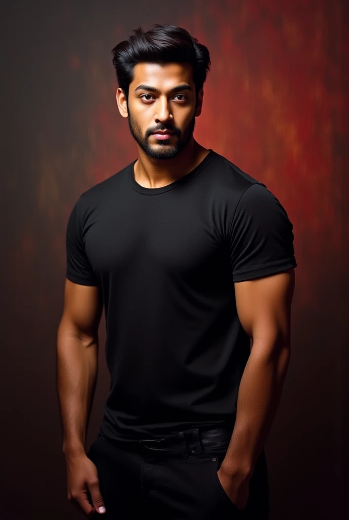 Hrithik Roshan a man <lora:Ram-Charan_Hrithik-Roshan:0.7>, realistic photo in a worn ((skin-revealing skimpy erotic black tracksuit, massive hairy pecs)), big pecs, big arms, bulge, VPL, ((light bokeh)), intricate, (steel metal [rust]), elegant, erotic, exuding sexual energy, homoerotic, sharp focus, photo by greg rutkowski, soft lighting, vibrant colors, (masterpiece), ((streets)), (detailed face), looking at viewer, light smile, night, walking towards viewer, cinematic lighting, beautiful lighting, cinematic lighting, (hazy filter, film grain:1.2)