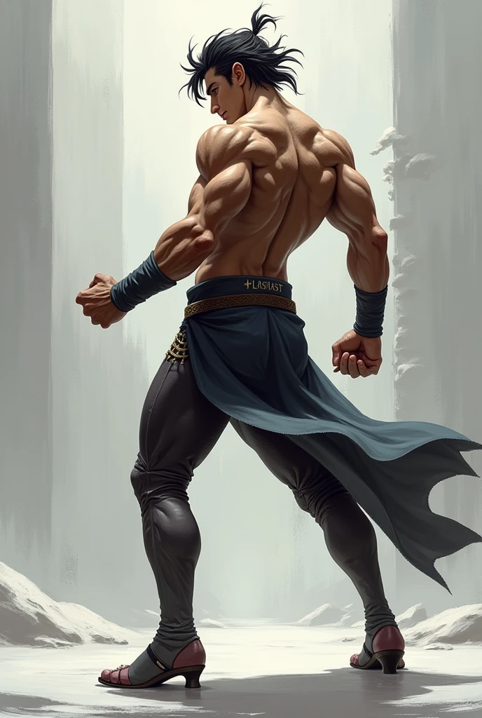 A naked muscle male,male genitalia,,,,,ass,fantasy, intricate, elegant, digital painting, trending on artstation, concept art, sharp focus, 4k.