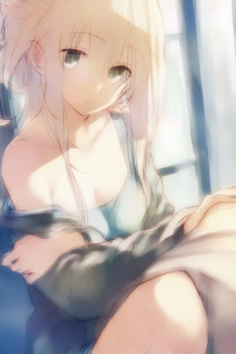 Naked anime girl
