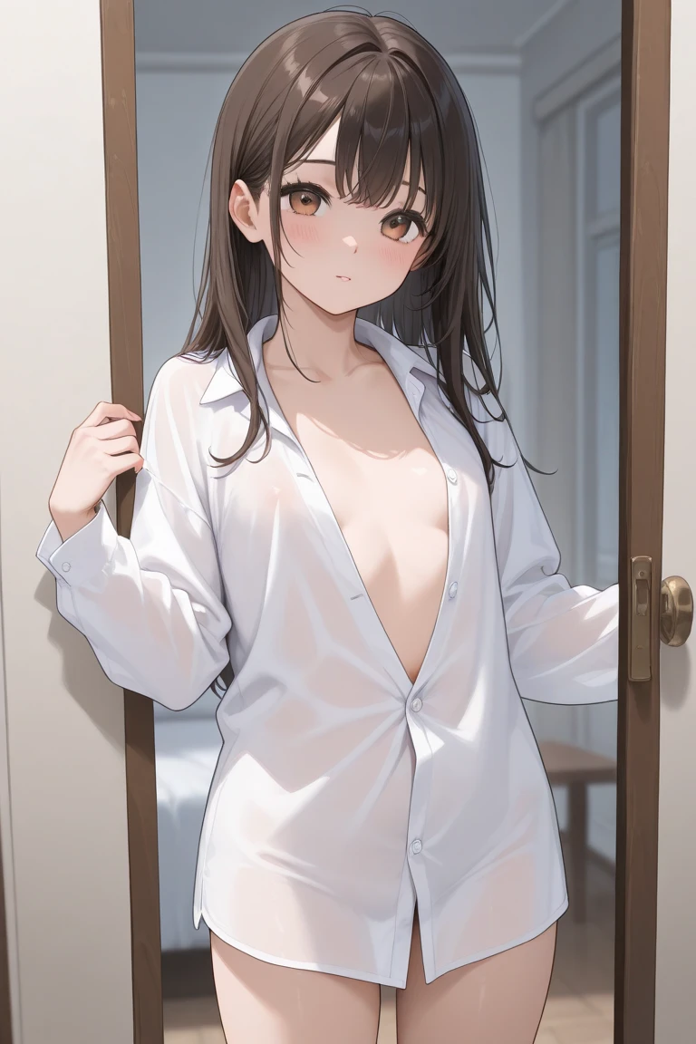 The girl opening here shirt and he in a bedroom and he were a night suit and he hand touching in a penis and she are so beautiful