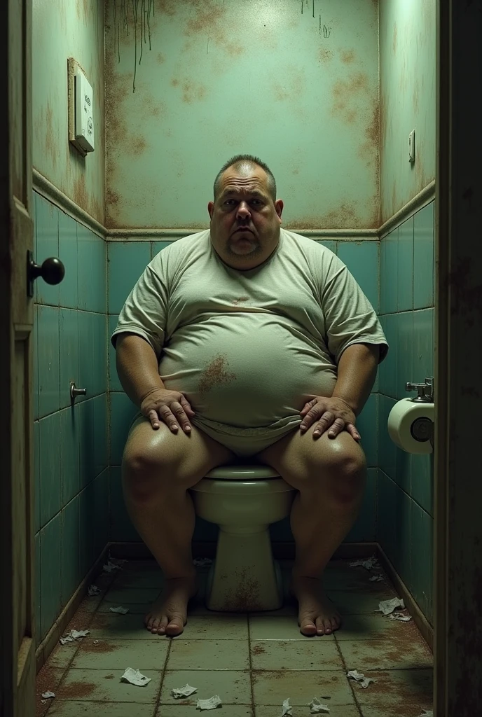hubby old man in public bathroom sitting whit t- shirt ,nude, flaccid soft small penis uncut, phimosis,uncut,full body, -ar 3:2" With cinematic lighting, 75 mm lens, production quality, depth of field, cinema photography, color grading, exquisite detail, sharp-focus, intricately-detailed, long exposure time, f/2.8, diffuse-back-light, award winning photography, hyper realistic, unreal engine, realistic, Cinematic Lighting, Studio Lighting, Beautiful Lighting, Global Illumination, Ray Tracing Global Illumination, Ray Tracing Reflections, Lumen Reflections, Screen Space Reflections, Anti-Aliasing, FKAA, TXAA, RTX, SSAO, Shaders, OpenGL-Shaders, 4K, --ar 3:2 chubby old men