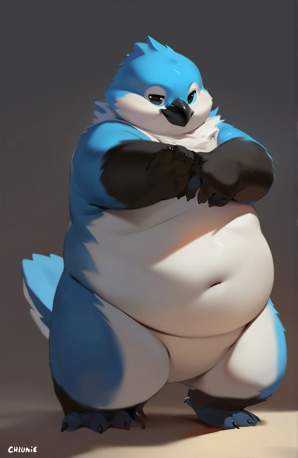 Big obese feet's bird, avian anthro, sfm, 3d, sexy Feet, masive Feet, realistic, belly hanging past thighs onto knees, belly is over 500 pounds, feet pictures, posing of feets
