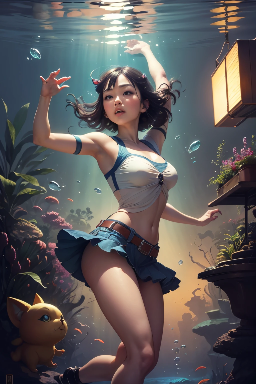 1girl, sozinho, Shirt polo In a branca, bra sneakers, tennis wear, bra miniskirt, Ode bra-πrima, melhor qualidade, realista, hiper-detalhado, (pele brilhante, Suado: 1.4), Absurdo, olhando para o espectador, cabelo preto curto, olhos castanhos, esguio, dynamic lighting, alta resolução, foco nítido, profundidade de campo, olhos detalhados, pupilas afiadas, alunos realistas, (seios pequenos:1.6), (coxas grossas:1.0), ao ar livre, heaven(Foto RAW, best quality) vestido peplum babado, cabelo malva, (pequeno:1.1), em um jardim, (Volumetric lighting:1.5), sentado, Pescador, decote sexygarota, beautiful face, rosto detalhado, cabelos multicoloridos, chifres, pale skin, Yukata In a branco, saia vermelha, ((Seios enormes)), grabbing their own breasts,roupa de empregada, maid uniform, maid, corar, Ahegao, saia, , In a bra, coxas, Meias, cinta-liga((best quality)), ((altamente detalhado)), master part, (Olhos detalhados, olhos profundos), (1girl),
((Woman)) ((( seios))), ((bolha_garota)),((pele azul)),short hair,cabelos azuis,((pele colorida)),((diving mask)),Luvas,topo de corte,Peito Inferior (dynamic pose:1.2), sozinho, sedutor,Cloudy sky, beautiful flowing hair, ao ar livre, emphasis lines,montanha,masterpiece, best quality, highres, 1girl, eelamy, short hair, streaked hair, ahoge, hair ornament, cleavage, polka dot, white camisole, white skirt, midriff, bed, wariza, pillow, :o, reaching out, outstretched arm,