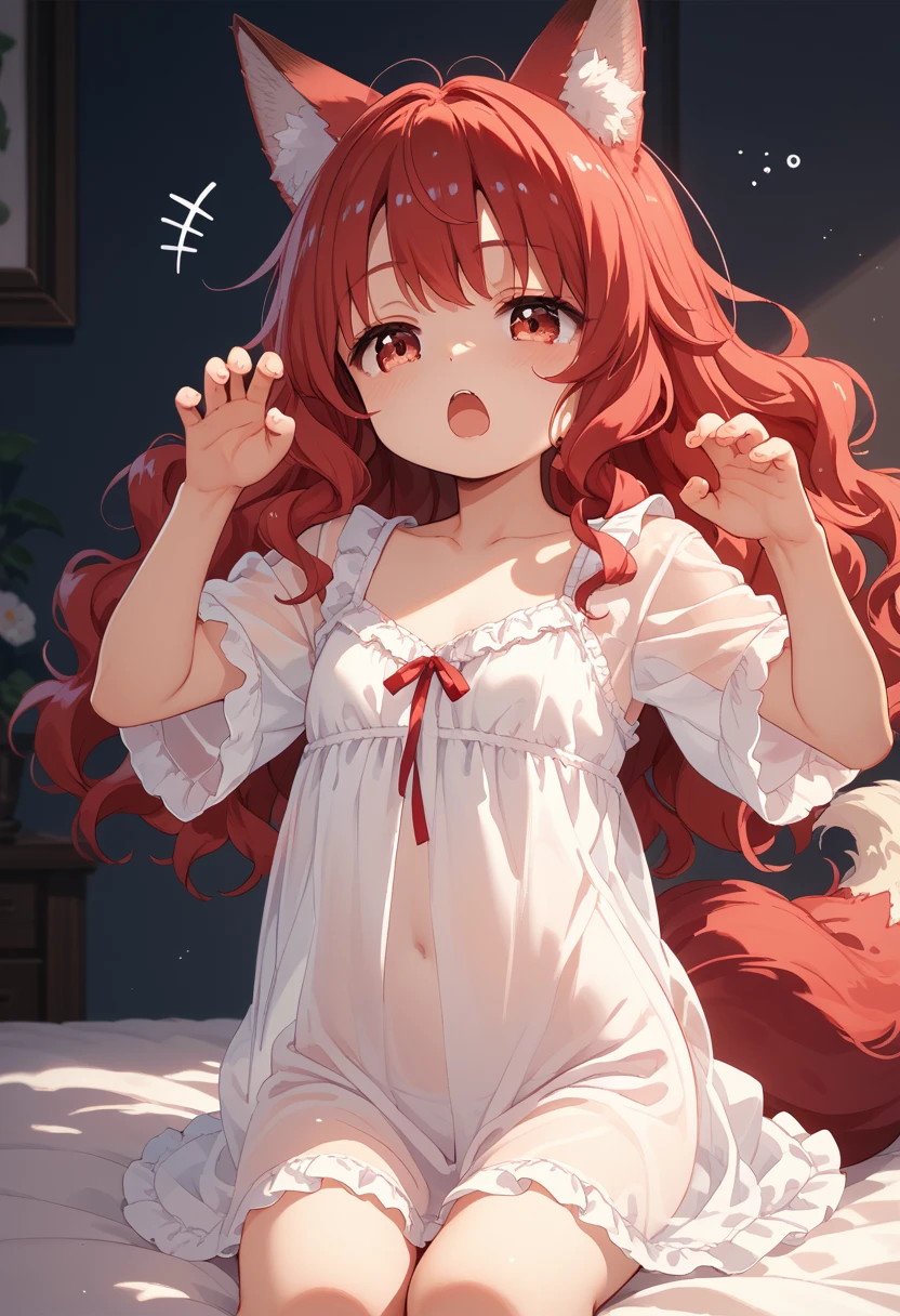 NSFW,Ellis Greyrat、Ahoge、Eye hair、Long Hair、(Red Eye:1.5)、Red hair、Side Lock,Cat ears headband,High-quality lingerie,Lace Lingerie,See-through,(Small breasts:1.2),(Perfect hands),(Perfect Anatomy),(masterpiece),(highest quality),Embarrassed,blush,Aroused expression,Love Hotel at Night,bedroom,(orgasm:1.3),(Falling into Pleasure:1.5),Having sex,Creampie,Ahegao,Wide-eyed,Cross-eyed,Open your mouth,Sticking out tongue