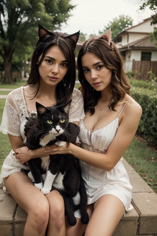 Make a dog and cats
Miw photo 
