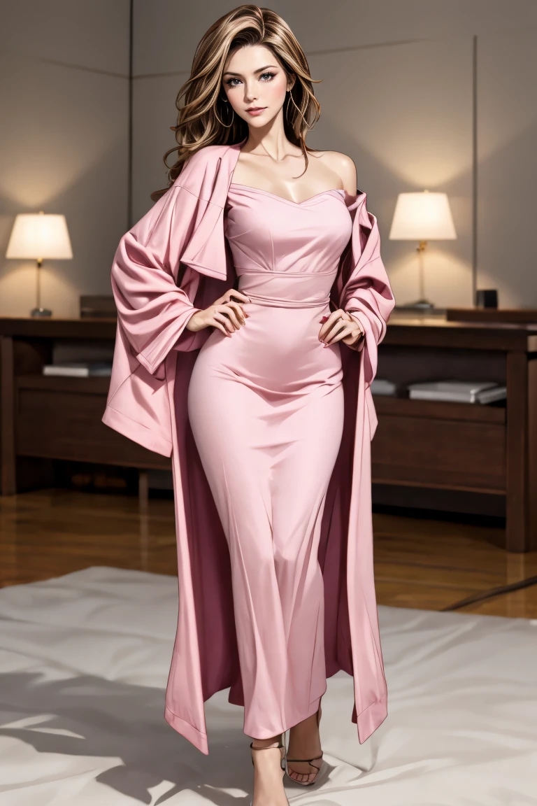 RAW, Best quality, high resolution, masterpiece: 1.3), 1 beautiful women wearing translucent night gown,wearing a sexy peplum blazer, 20 years old, perfect fit body, full body, half naked, wearing satin hijab, mermaid tight long gown, flowy dramatic long gown,very long flor length gown,
carry a bag, walk in coridor, wear high heels, masterpice, hyper realistic, modern hijab, Excellent lighting, Bright colors, Clean lines