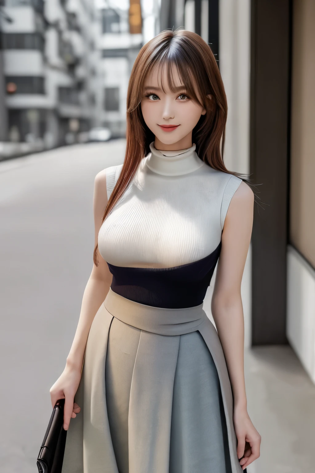 masutepiece, Best Quality, Illustration, Ultra-detailed, finely detail, hight resolution, 8K Wallpaper, Perfect dynamic composition, Beautiful detailed eyes,short bob, mid-chest, Natural Color Lip, Random and sexy poses,Smile,26 years girl、Colossal tits、Examination room、Red High-Neck Sweater: A cozy red sweater with a high neckline, perfect for chilly days. It adds warmth and style to your ensemble. Navy Blue Pencil Skirt: A classic and elegant choice. The pencil skirt typically falls just below the knee, creating a flattering silhouette1. Sheer Stockings: These delicate stockings add a touch of sophistication. They’re lightweight and perfect for pairing with skirts or dresses.doctor coat Blue High-Heeled Shoes: Elevate your look with blue high-heeled shoes. They elongate your legs and add a polished touch. Brown Hair: Your natural hair color complements the overall outfit. It’s versatile and goes well with various styles. White Coat (Like a Doctor): The white coat adds a professional touch, reminiscent of a doctor’s attire. It’s a symbol of authority and expertise.