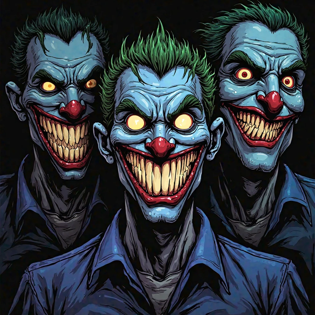 THE JOKER  EVIl SMILE