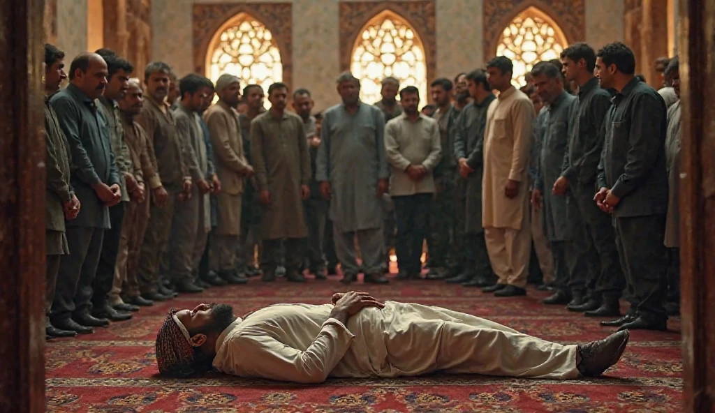 Muslim people death and funeral