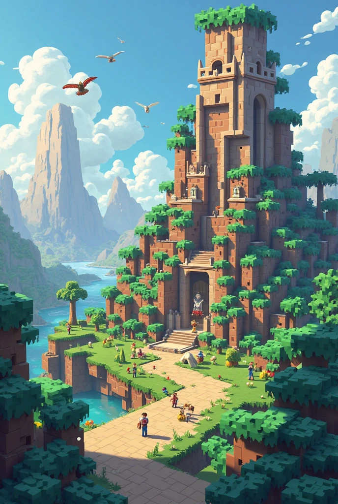 Create a structure for Minecraft