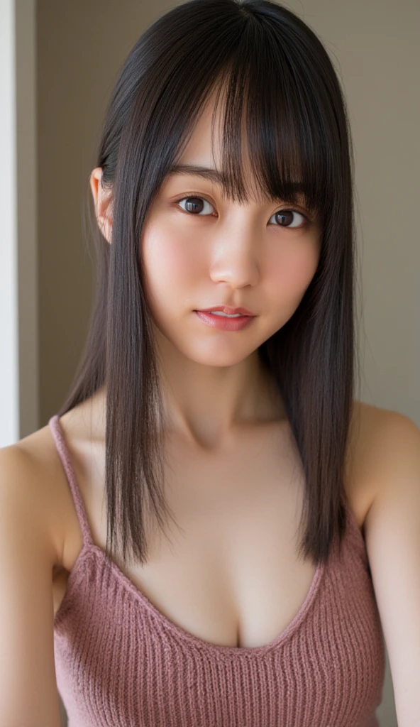 bukkake,face focus,((vaginal,sex,back)), highest quality, realistic, 8K, High resolution, woman, (skin dents), nice, ((woman room, small breasts:1.65)), (long brown hair, parted bangs:1.4), looking at the viewer, (1 girl eyes looking at the viewer:1.6), realistic, (Bokeh), (closed mouth, smile:1.3), nice, Pueros face_v1:1,
