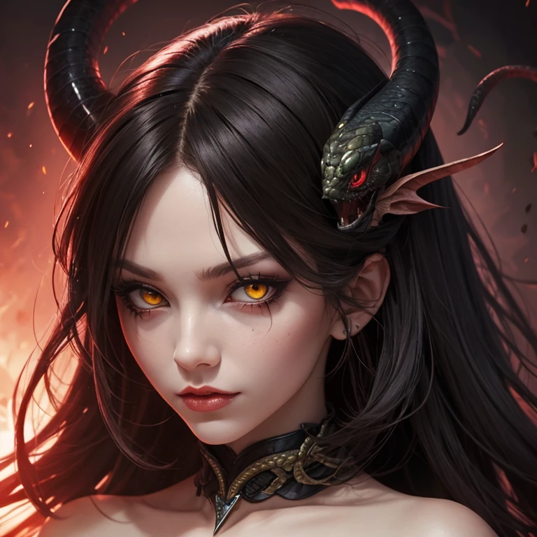 Vector digital art, centralized image in an amazing illustration of a charming sensual perfect girl in black and white only, with the only piece in color being a red accessorie but just one and nothing else, in the center of this piece of art is the majestic hyperdetailed dragon, professional style, wall art