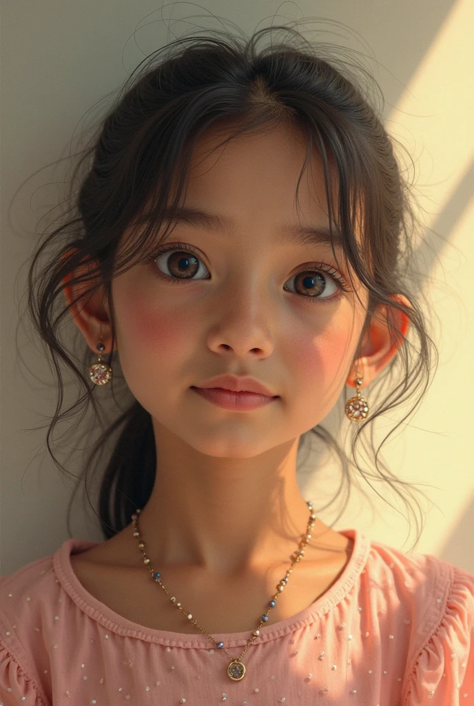 A cute baby at fashion show