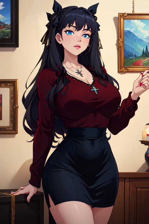 masterpiece, Detailed, Busty women, Mona Lisa animated version, Painting, Huge , Black Dress, smile, Cleavage, Black Hair, Framed, Picture Frame),(軽いsmile),(Chubby:1.4), (heavy chest:1.1, ), huge breasts), (heavy chest:1.1, ),,
、((Shoulder bag)))、,