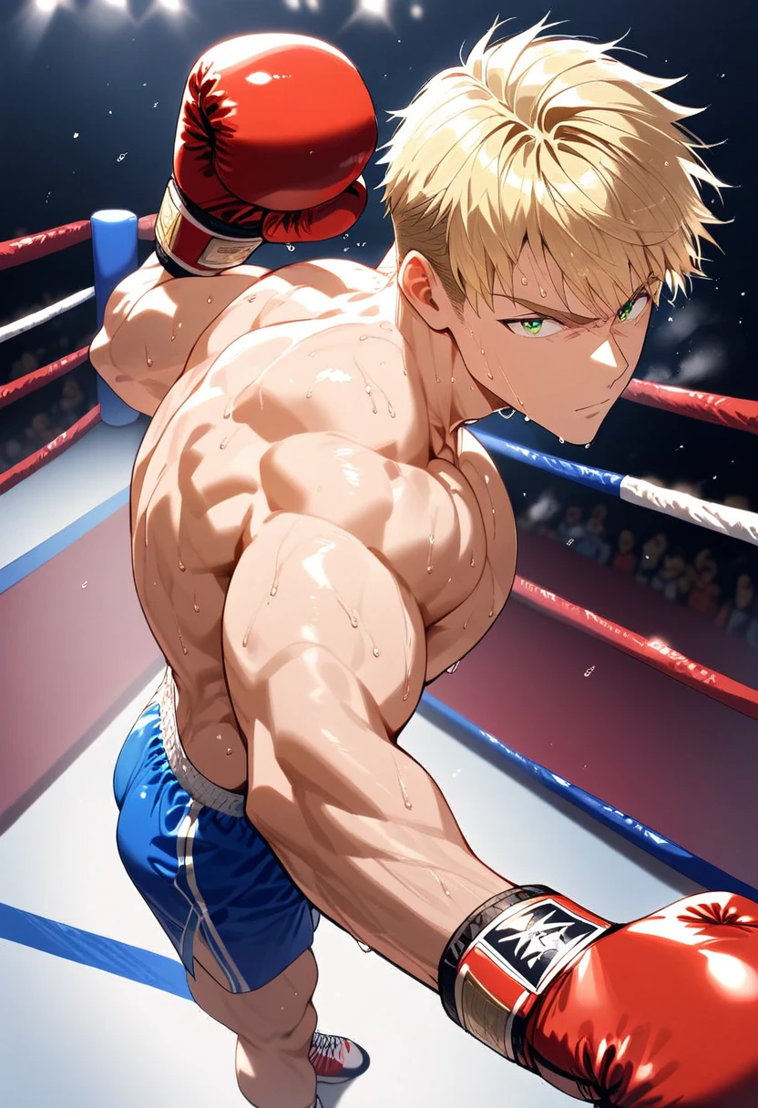 Master boy kicking ball