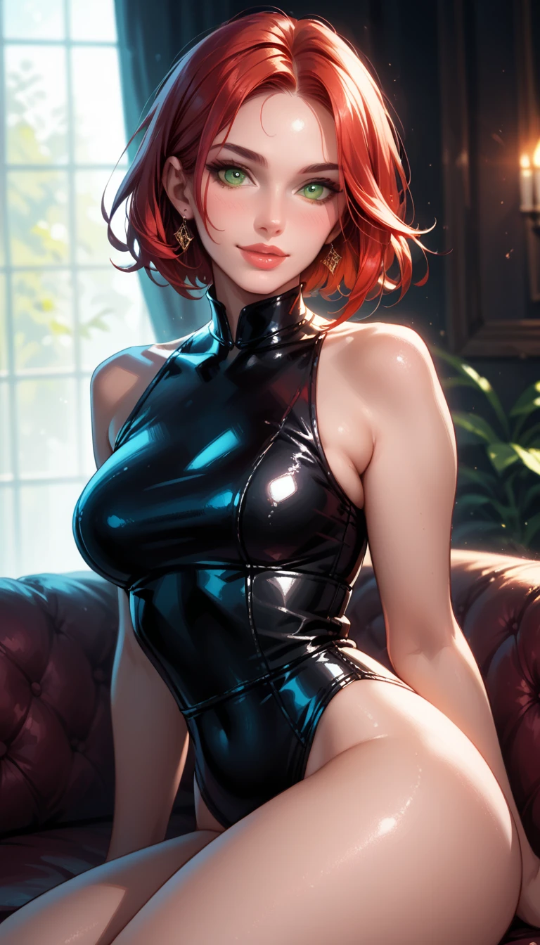 (masterpiece)(8k)(cute)(25-year old woman)(1girl:1.5)(solo:1.8)(lying on a bed)(vibrators:1.3)(wild hair:1.3)(short hair:1.3)(orange hair:1.2)(slim body:1.3)(small breasts:1.2)(perky nipples:1.3)(lime green pupils)(glossy skin)(glossy lips:1.3)(glossy eye-shadow:1.5)(seductive:1.3)(smile:1.5)(mischievous:1.5)(night gown:1.4)(spread eagle:1.4)(semen:1.5) rossdraws pastel vibrant, rossdraws cartoon vibrant, style anime 8k, beautiful portrait, artgerm colorful!!!, ! dream artgerm, beautiful anime girl, styled digital art, art wallpaper 8k, digital art, extremely detailed artgerm,