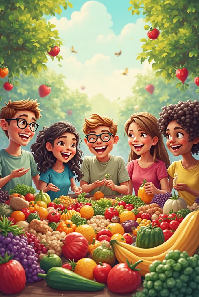 Teenage nutrition mural