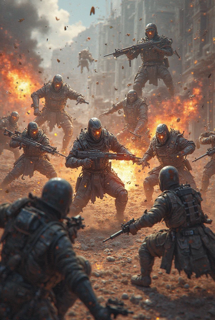 Image of a chaotic scene