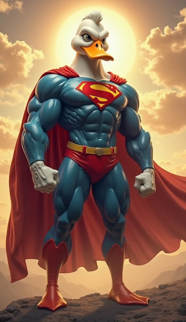 Image of homelander he is happy because he wants to fight with Superman they both agreed to fight