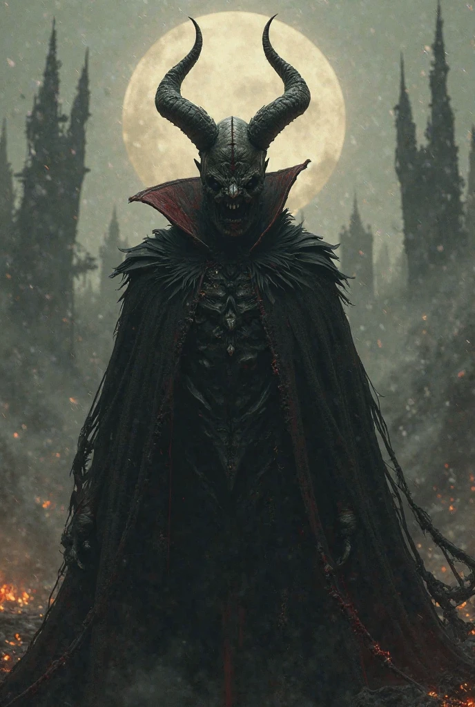 Luffy disguised as a demon