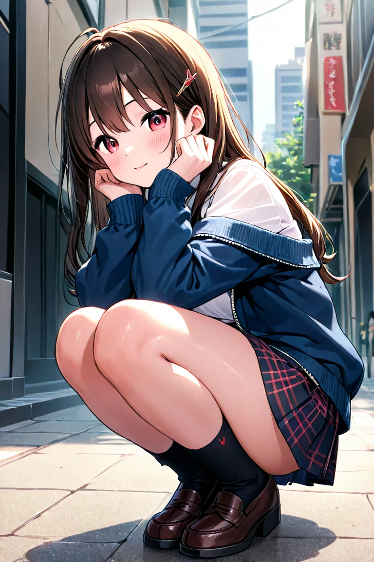 a beautiful young woman sitting on top of a bike, a picture, flickr, white miniskirt, wearing a shirt and a jean, on a pedestal, [ [ hyperrealistic ] ], pixiv contest winner, highschool dxd, 3 d render official art, holo, white panties,
