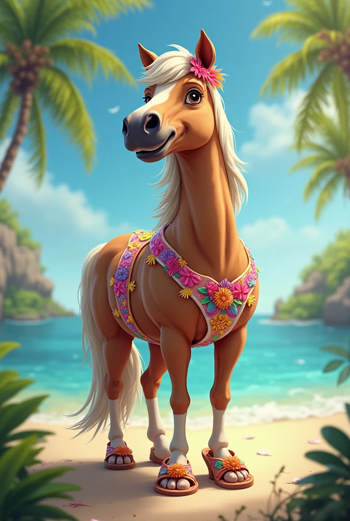 horse dancing with butt in the air bikini sexy