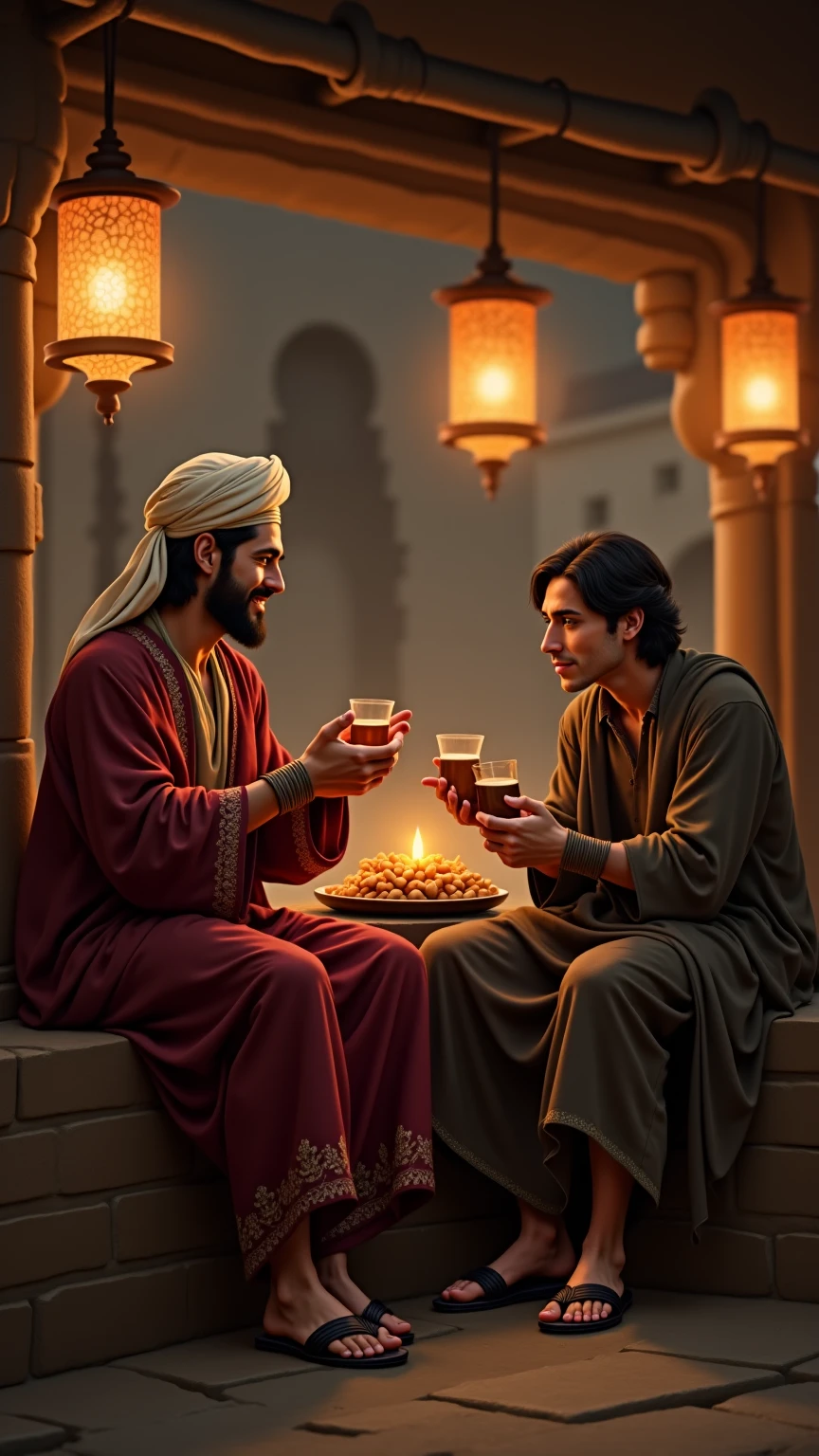 Drinking water together islam