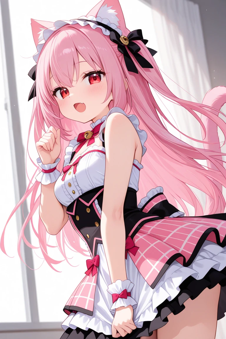 Cure Prism, Paid dating at a hotel, Pink Hair, Straddling a man's lower abdomen, Inserting the penis into the vaginal opening, Sperm drips from the vaginal opening, Small breasts, Open your mouth, Crying face