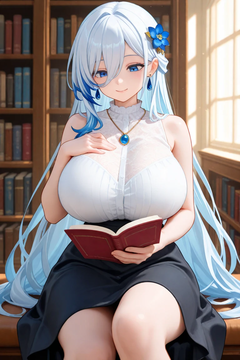 masterpiece, Beautiful art, professional artist, 8k, art style by sciamano240, Very detailed face, Detailed hair, detailed clothing, detailed fabric, 1 girl, perfectly drawn body, beautiful face, broad, light blue fur , highly detailed blue cat eyes, wearing teacher clothes, thigh high boots, tube skirt, Glasses, looking angrily over Glasses, Sensual Lips , pink cheeks, School environment, detailed background, board , show details in the eyes, close up view, looking at the viewer, angry expression, ceñudo, holding the ruler,