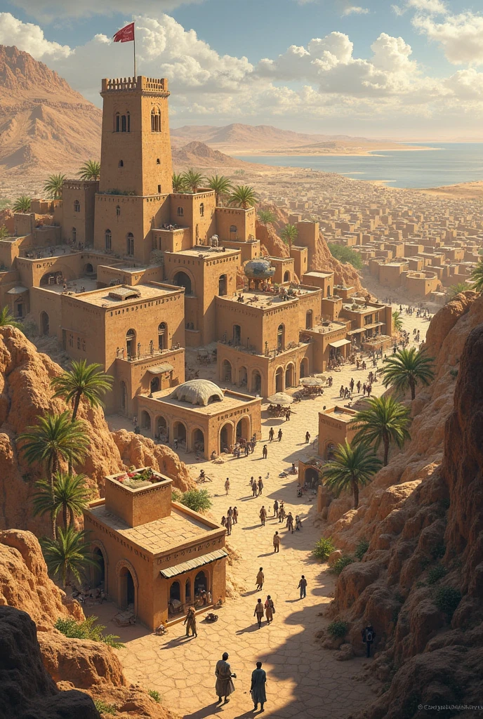 Alexandria, Ancient Egypt, 50BC, Overlooking at the city, beautiful