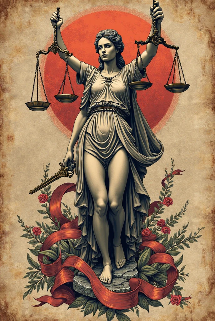 Tattoo of the 4 Stoic Virtues 
