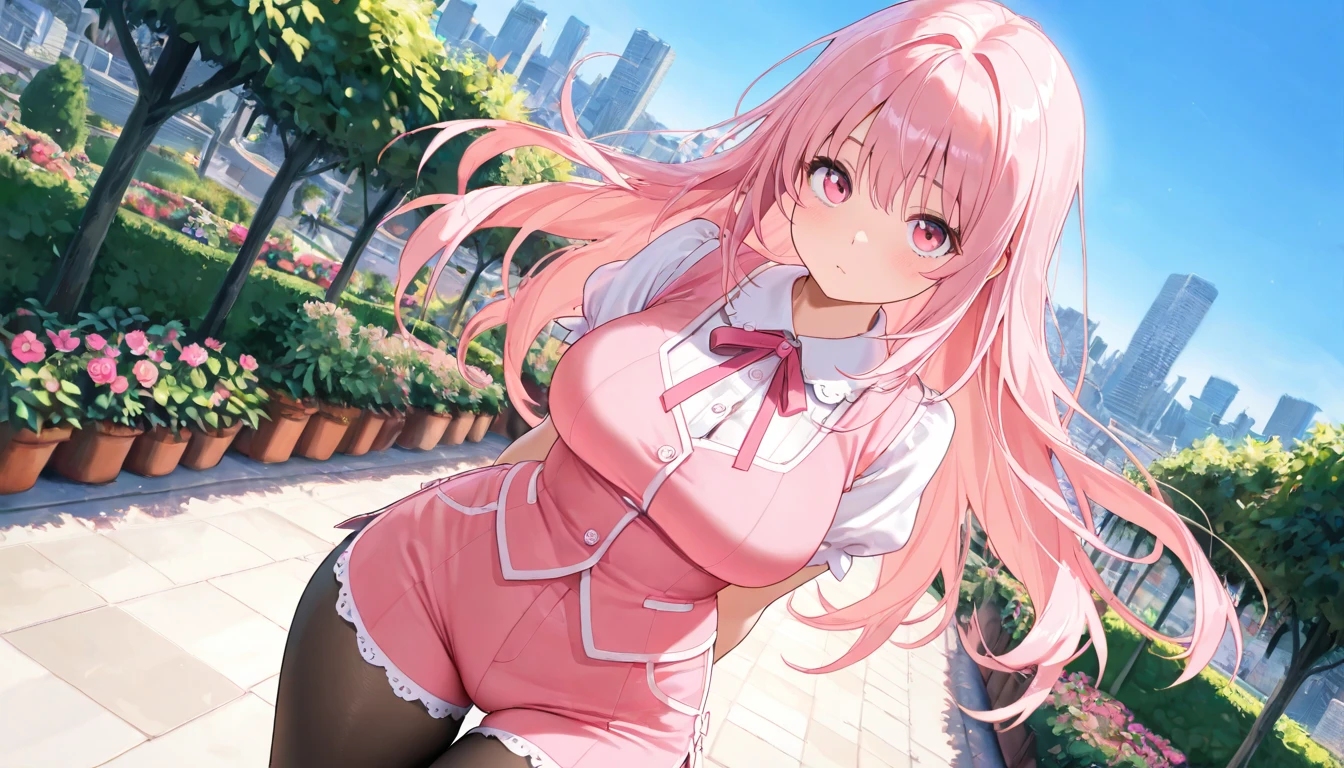 Simori,Naughty big、large full breasts、  Short skirt, Standing, Beautiful eyes, Blue eyes, Happy, School uniform, 独奏、angry、Glaring、eye brows up、(Skirt lift:1.3), (White panty:1.3)、(Skirt that rolls up:1.3)、(Fully exposed panties:1.5)