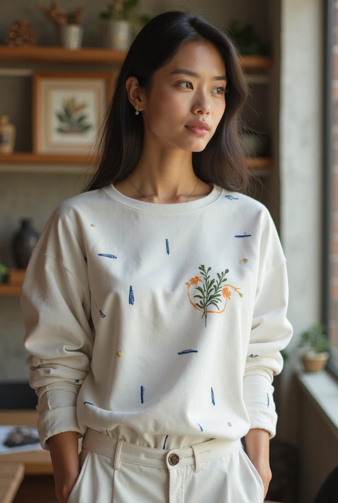 (Masterpiece), (Best Quality), (ultra detailed),(messy fur),(illustration), (1 girl), (fashion clothes), standing, model, looking at the viewer, (interview), (simple background), Beautiful detailed eyes, delicate beauty, floating, (High saturation), (colorful splash), colored bubbles, (shine), focus on face, Horse tail, Ayaka Kamisato, light blue fur, hits, collectors, floating flowers, flowing hair, (bright), better lighting, best shadows, perfect hands