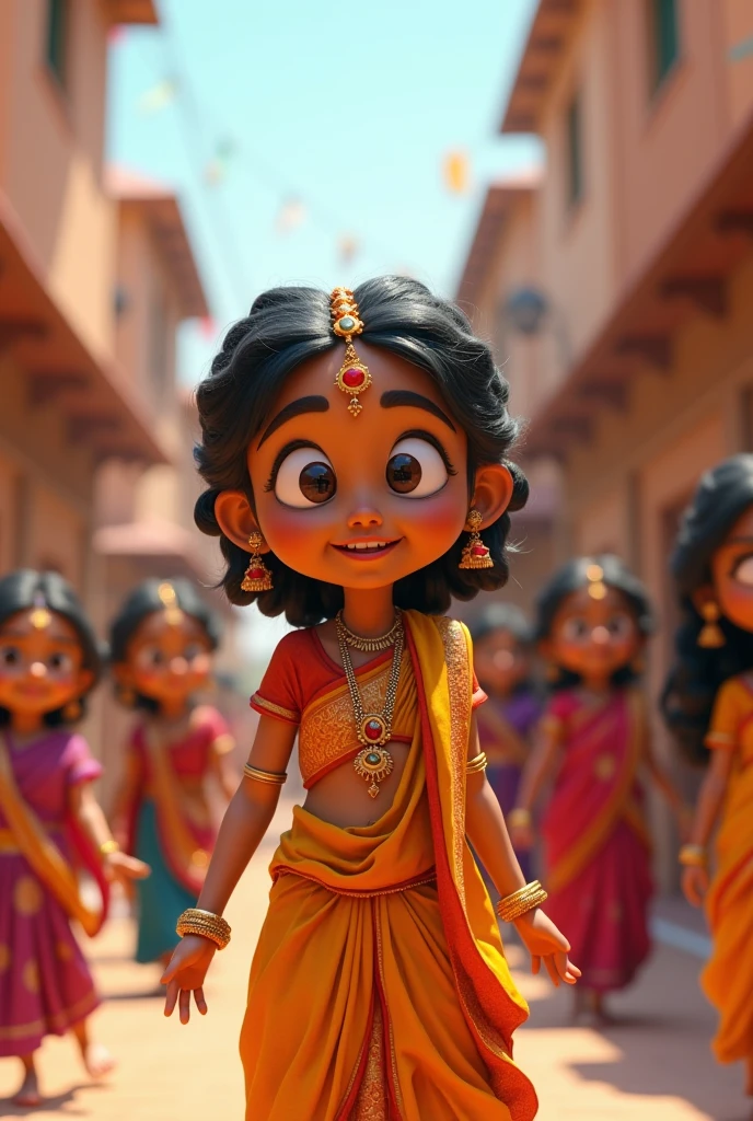 In cinematic cartoon 3D style “गौरा पर्व एक प्रमुख हिंदू पर्व है जो मुख्य रूप से उत्तराखंड और नेपाल के कुछ हिस्सों में मनाया जाता है। यह पर्व विशेष रूप से महिलाओं द्वारा मनाया जाता है और देवी गौरा (पार्वती) और भगवान शिव की पूजा के लिए समर्पित होता है। गौरा पर्व का आयोजन भाद्रपद माह के शुक्ल पक्ष की तृतीया से पंचमी तक होता है।
मुख्य तिथियाँ और विधि:
1. घट स्थापना (तृतीया): इस दिन महिलाएँ गौरा माता की मूर्ति या प्रतीक को मिट्टी से बनाती हैं और उसे सजाती हैं। इसके बाद घट (जल भरा हुआ कलश) स्थापित किया जाता है।
2. पूजा (चतुर्थी): दूसरे दिन महिलाएँ निर्जला व्रत रखती हैं और दिनभर देवी गौरा और भगवान शिव की पूजा करती हैं। इस दौरान देवी पार्वती के विवाह और उनके शिव से मिलने की कथा भी सुनाई जाती है।
3. विवाह उत्सव (पंचमी): अंतिम दिन गौरा और महेश्वर (शिव) की प्रतीकात्मक शादी होती है। महिलाएँ विशेष गीत गाती हैं, नृत्य करती हैं और पूजा संपन्न करती हैं।
पर्व का महत्व:
गौरा पर्व महिलाओं के लिए विशेष रूप से महत्वपूर्ण है। यह व्रत मुख्यतः विवाहित महिलाओं द्वारा अपने पति की दीर्घायु और सुख-समृद्धि के लिए किया जाता है, जबकि कुंवारी लड़कियाँ अच्छे वर की प्राप्ति के लिए इस व्रत का पालन करती हैं।
गौरा पर्व का एक सामाजिक और सांस्कृतिक पहलू भी है, जिसमें परिवार और समुदाय एकत्रित होकर उत्सव मनाते हैं, लोक गीत गाते हैं, और पारंपरिक नृत्य करते हैं।