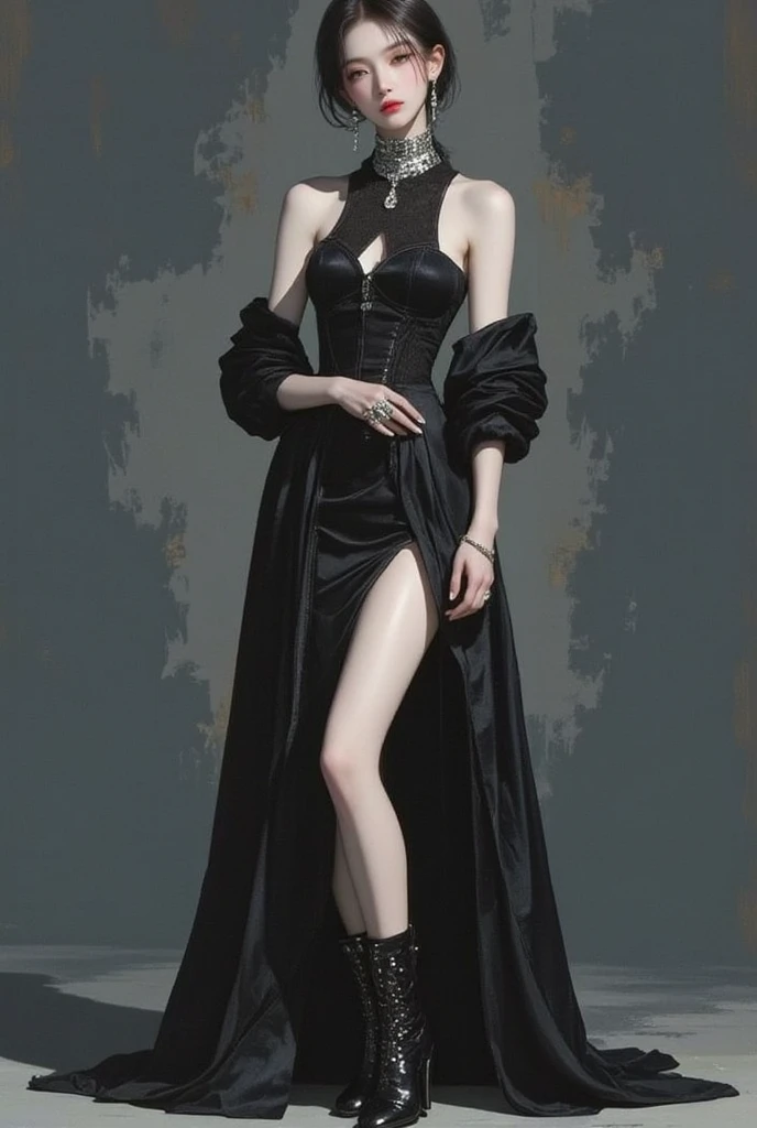 Fashion with a black aura