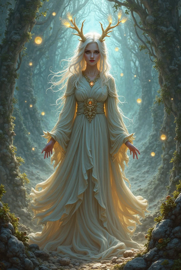 A wisp of a ghost possesses the demon