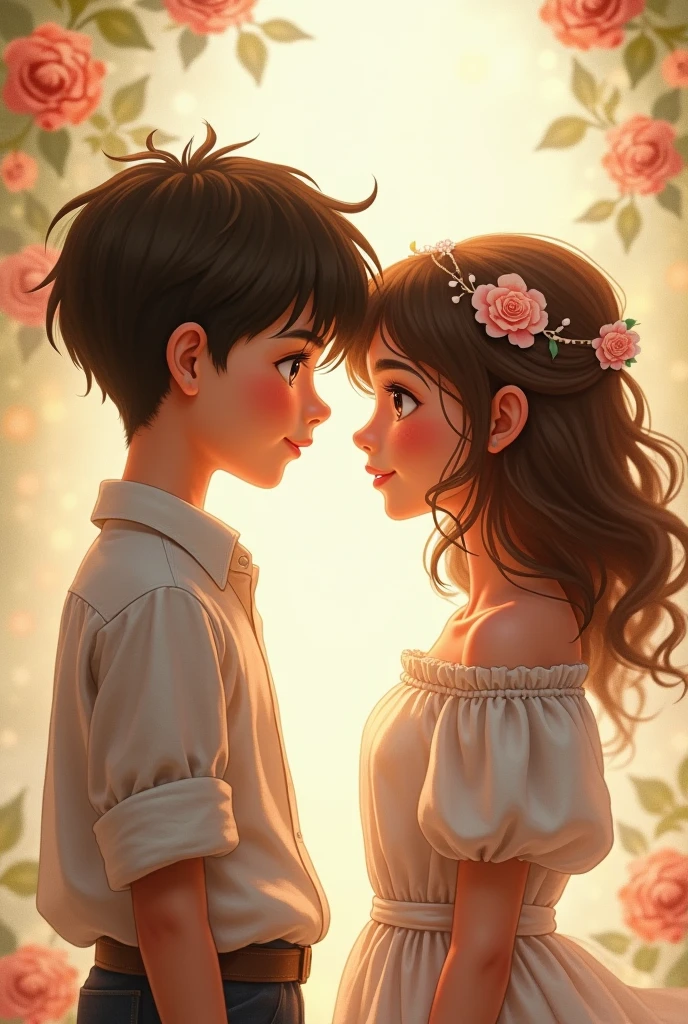 A boy with his girlfriend, your true love