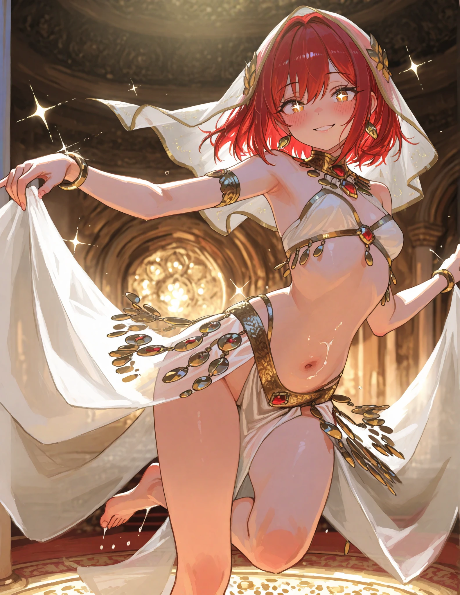 woman dancing samba in a flashy costume, a gorgeous red feathered costume, a samba dancer,